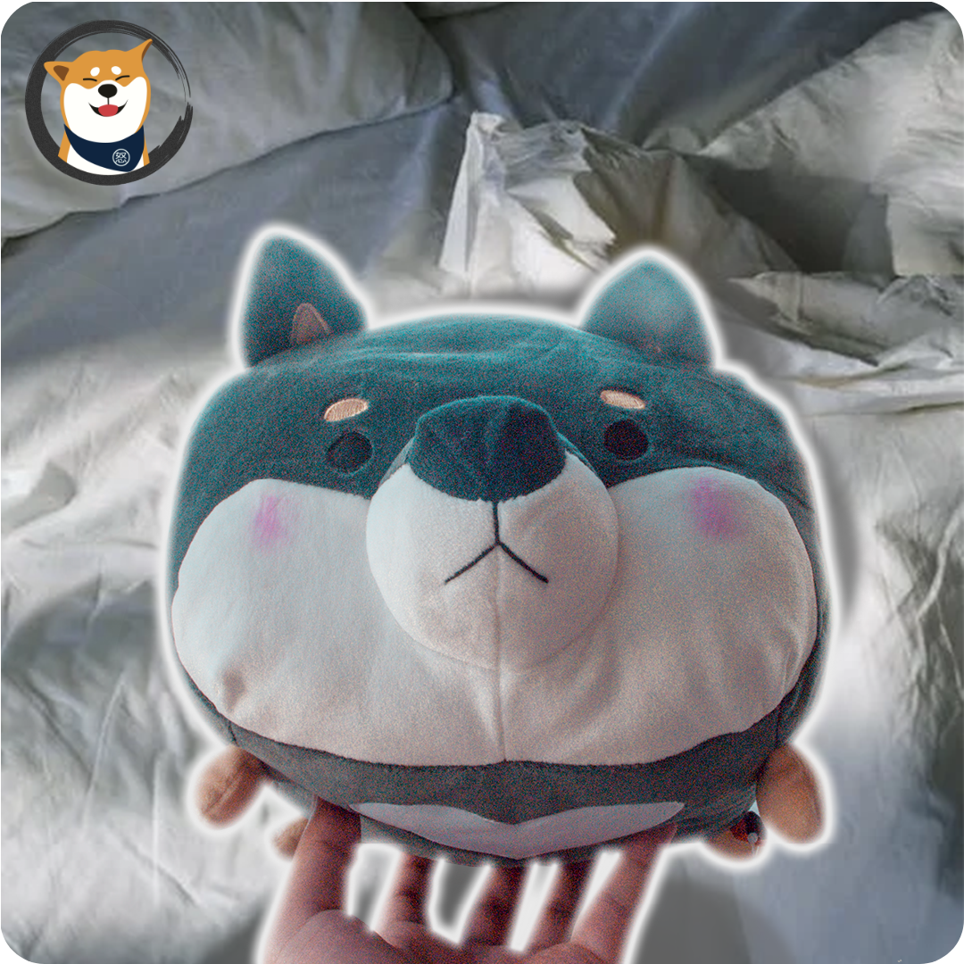 [柴犬公仔] - 抱抱肥柴 (赤/黑)